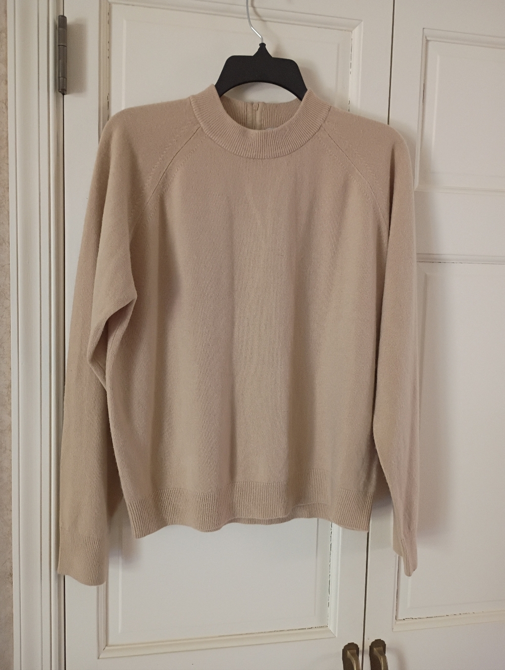 Classic Crewneck Sweater in Beige - Picture 3 of 7